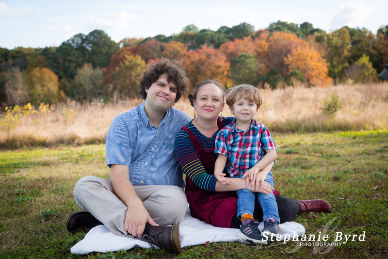 Fall Family Session at the NC Museum of Art