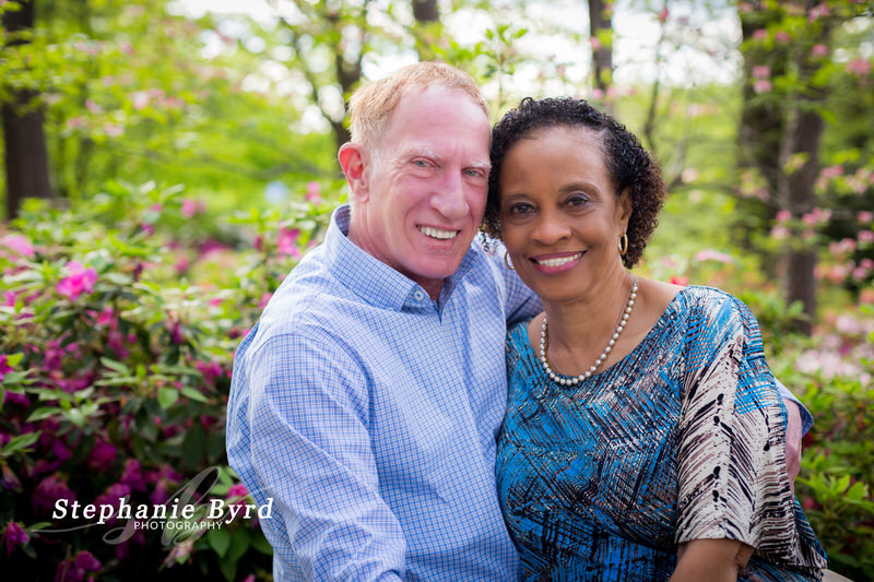 Springtime Engagement at the WRAL Azalea Gardens