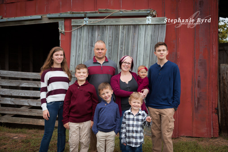 Fall Family Session in Angier, NC