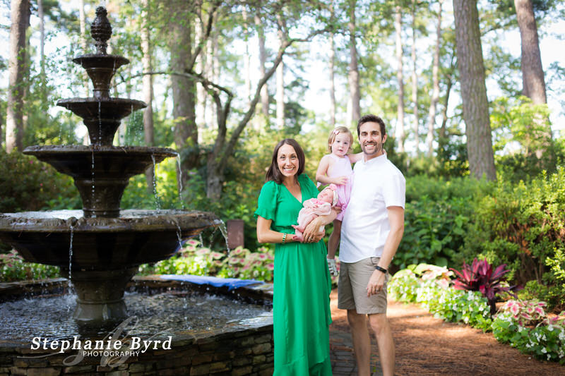 Family & Newborn Session At WRAL Gardens