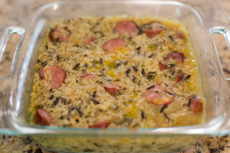Family Friendly Easy Sausage & Wild Rice Casserole