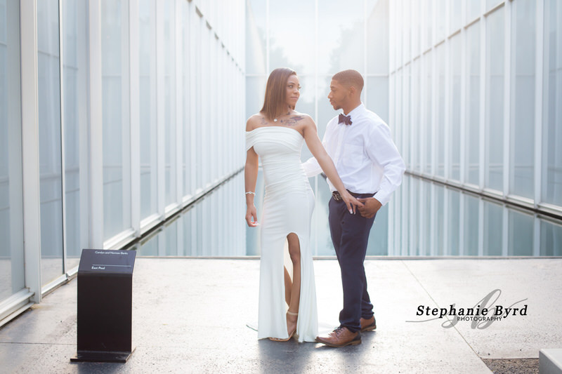 Romantic Couple Session at WRAL Gardens and NC Museum of Art