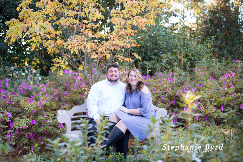 Romantic Couple Session At Wral Azalea Gardens In Raleigh