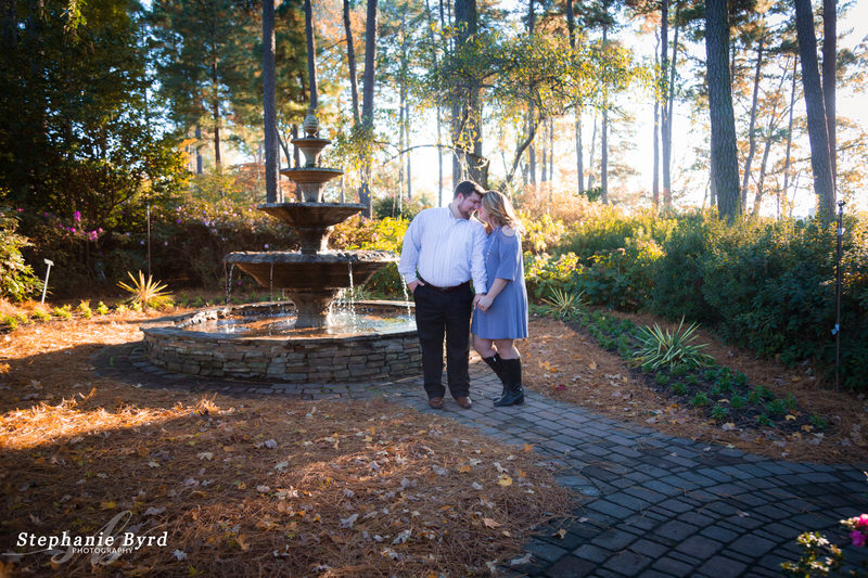 Romantic Couple Session At Wral Azalea Gardens In Raleigh