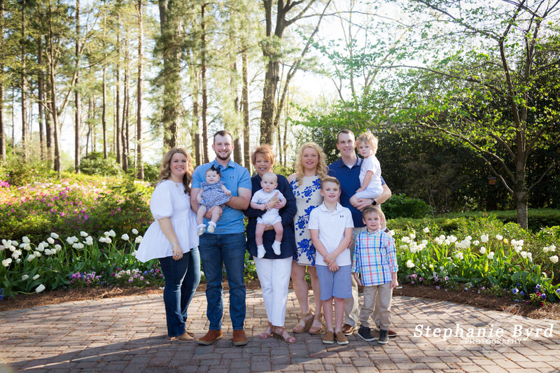 Stunning Extended Family Session at WRAL Gardens