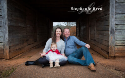 Adorable Family of 3 at Joyner Park in Wake Forest
